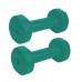 Spokey Dumbbells Shape vinyl 2 x 2 kg Zielone