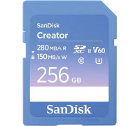 SD  SanDisk Creator SDXC 256 GB Class 10 UHS-II/U3 V60 (SDSDXEP-256G-GNCIS)