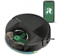 iRobot Roomba 205 DustCompactor Robot vacuum cleaner with floor cleaning - Black