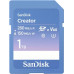 SD  SanDisk Creator SDXC 1 TB Class 10 UHS-II/U3 V60 (SDSDXEP-1T00-GNCIS)