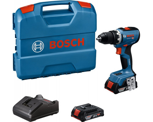 Blå Bosch Akku-Boreskruemaskine GSR 18V-65