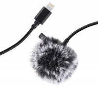 Jack Puluz krawatowy z klipsem PU426 1,5m 3.5mm Lightning