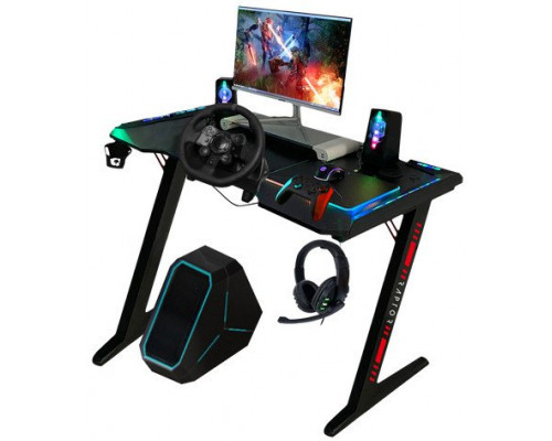 Raptor Gaming-Tisch  GT100 120x60cm RGB  schwarz