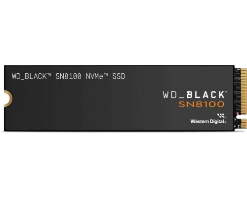 SSD WESTERN DIGITAL Juodas SN8100 2TB M.2 PCIe Gen5 NVMe 3D TLC Rašymo greitis 14000 MBytes/sec Skaitymo greitis 14900 MBytes/sec WDS200T1X0M