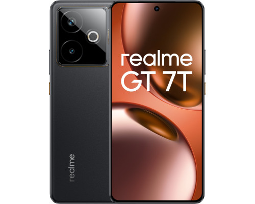 realme GT 7T 17,3 cm (6.8") Dual SIM Android 15 5G USB Type-C 12 GB 256 GB 7000 mAh Black