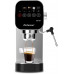 Rohnson espresso, 1360 W, 20 bar, slim design, dotykový ovládací panel, vysokotlaká tryska