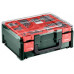 METABO.BS 18 L BL Set Mobile workshop + 2 Li-Ion batteries 18V/2.0 Ah with charger SC 30 + 74 elements