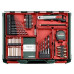 METABO.BS 18 L BL Set Mobile workshop + 2 Li-Ion batteries 18V/2.0 Ah with charger SC 30 + 74 elements