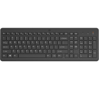 HP Wireless keyboard with 2.4 klawiatura Dom RF Wireless Czarny