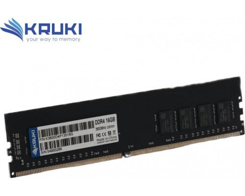 Kruki DDR4 16GB Udimm 3600MHz 1.35V
