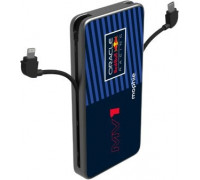 Mophie Powerstation Plus 10K Red Bull Racing MV1 - powerbank 10000mAh, zintegrowany cable USB-C oraz lightning (1x port USB-C)