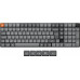 Keychron K17 MAX QMK/VIA Hot Swap Low Profile Mechanical Keyboard, Gateron Brown Switches