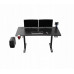 ULTRADESK Gaming galds dla gracza LEVEL V2, 140x68cm, 72-117cm, elektycznie regulowany, bez podk�adki