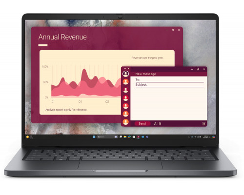 DELL NTB Pro 14 PC14250/i5-120U/16GB/512SSD/14" FHD+ /IR Cam & Mic/65W/WLAN/vPro|Backlit Kb/W11 Pro/3Y PS NBD