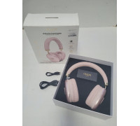 Guess Metallic Triangle Logo - Wireless nauszne Bluetooth V5.3 (pink)