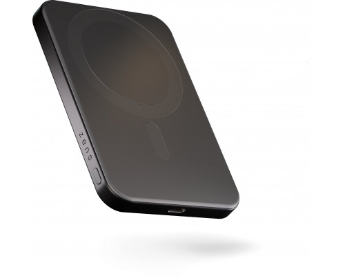 ZENS Slim Qi2 Aluminium - magnetic powerbank 5000 mAh kompatybilny z MagSafe i Qi2 (black)