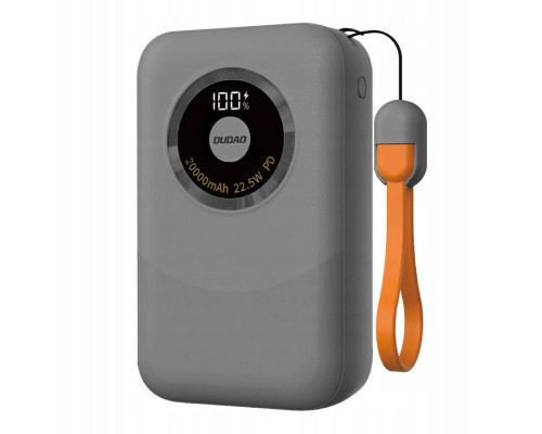 Dudao K21 Mini 10000mAh 22.5W USB-A / USB-C - gray