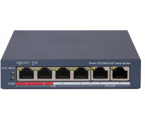 POE DS-3E1106P-EI/M 4-PORT Hikvision