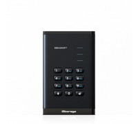 iStorage diskAshur3 HDD zewnętrzny dysk twarde 1 TB USB Type-C 3.2 Gen 1 (3.1 Gen 1) Black