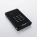 iStorage diskAshur3 HDD zewnętrzny dysk twarde 1 TB USB Type-C 3.2 Gen 1 (3.1 Gen 1) Black