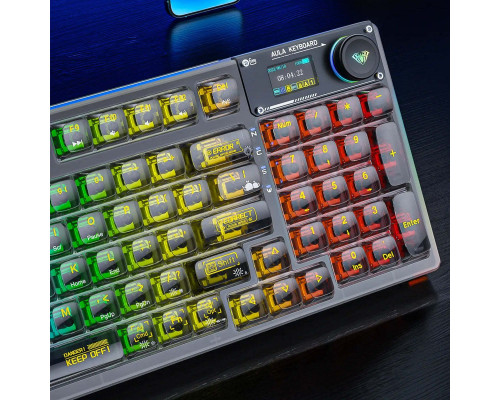 F98 Pro Wireless & Bluetooth 3In1 Hot-Swappable Mechanical Keyboard