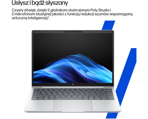 HP EliteBook 8 G1i 14 - Ultra 7-255U, 16GB, 512GB SSD, 14 WUXGA 300-nit AG, 5MP IR cam, WWAN-ready, Smartcard, FPR, US backlit keyboard, 62Wh, Win 11 Pro, 3 years
