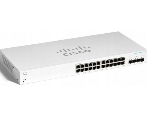 Switch Cisco CBS220-24T-4X-EU-RF    L2 Gigabit Ethernet (10/100/1000) White