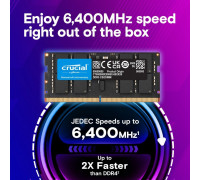 Pamięć do notebooka DDR5 CSODIMM 16GB (1*16GB)/6400 CL52 Crucial