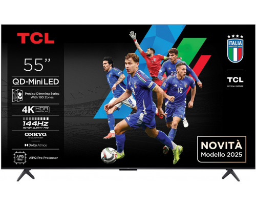 TCL Q6C 55Q6C 139,7 cm (55") 4K Ultra HD Smart TV Wi-Fi Metaliczny