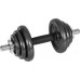 Dumbbells cast iron adjustable w walizce z gryfem, zestaw 20kg REBEL ACTIVE