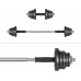 Dumbbells cast iron adjustable w walizce z gryfem, zestaw 20kg REBEL ACTIVE