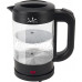 JATA HA702, 1.2 L, 1500 W, Black, Transparent, Glass, Overheat protection, Cordless