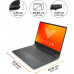 HP Victus Gaming Victus 16-s0284nw AMD Ryzen™ 7 7840HS Laptop 40,9 cm (16.1") Full HD 16 GB DDR5-SDRAM 512 GB SSD NVIDIA GeForce RTX 4060 Wi-Fi 6 (802.11ax) Windows 11 Home Czarny