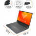HP Victus Gaming Victus 16-s0284nw AMD Ryzen™ 7 7840HS Laptop 40,9 cm (16.1") Full HD 16 GB DDR5-SDRAM 512 GB SSD NVIDIA GeForce RTX 4060 Wi-Fi 6 (802.11ax) Windows 11 Home Czarny