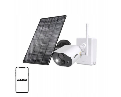 Kamera zewnętrzna IP z panelem solarnym ZOSI C306Pro WiFi 3MP IP66
