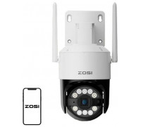 Kamera zewnętrzna IP ZOSI C296 WiFi 8MP dual Pan Tilt IP66 + karta microSD 32GB
