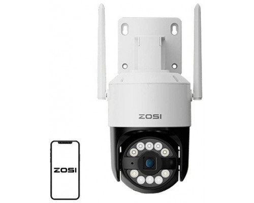 Kamera zewnętrzna IP ZOSI C296 WiFi 8MP dual Pan Tilt IP66 + karta microSD 32GB