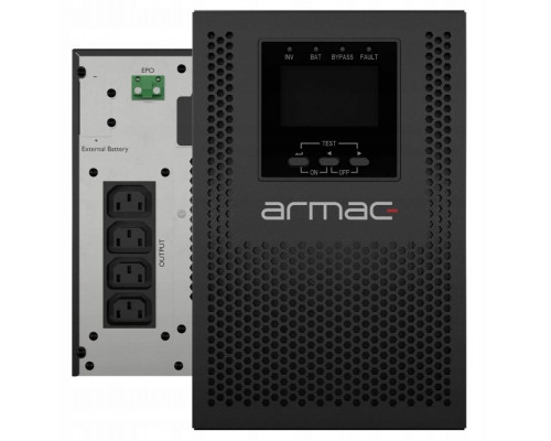 ARMAC UPS Office On-Line PF1 1000VA LCD 4x C13 Metalowa obudowa dust free