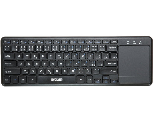 Evolveo WK32BG klawiatura TV RF Wireless QWERTY Angielski Czarny