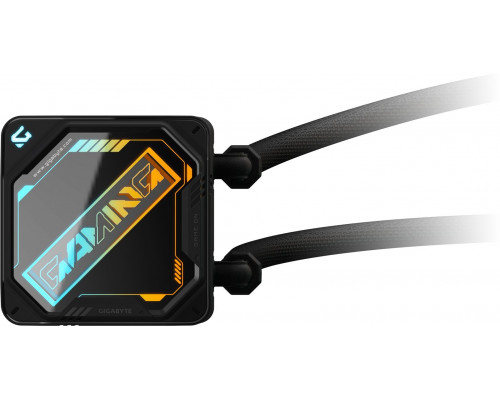 GIGABYTE Vodní chladič GAMING 240, 2x120mm, ARGB, LGA1851, AM5, černá