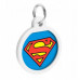Collar WauDog Smart ID Zawieszka z QR-paszportem okrągła 3cm superman bohater