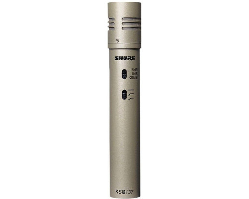 Shure KSM137/SL mikrofon Złoto studyjny