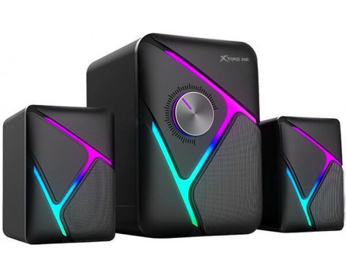 XTRIKE ME 2.1 Stereo Gaming Computer Speaker Set SK-610 Black