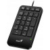 GENIUS Numerická klávesnice NumPad 125, Drátová USB-C, černá