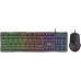 GENIUS set klávesnice + myš GX GAMING Scorpion KM-GX3, Drátový set USB, CZ+SK, černá