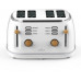 Witt Premium Wood four-slice toaster, white