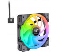 Thermaltake SWAFAN EX14 RGB PC Cooling Fan TT Premium Edition Obudowa komputera Chłodnica powietrza 14 cm Black 3 szt.