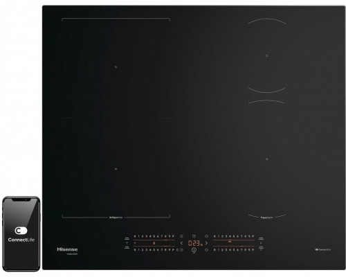 Hisense  platums 59.5 cm  bez ramja  melna - Iebuvejama indukcijas plits virsma HI6432BSCWF (3838782902260)