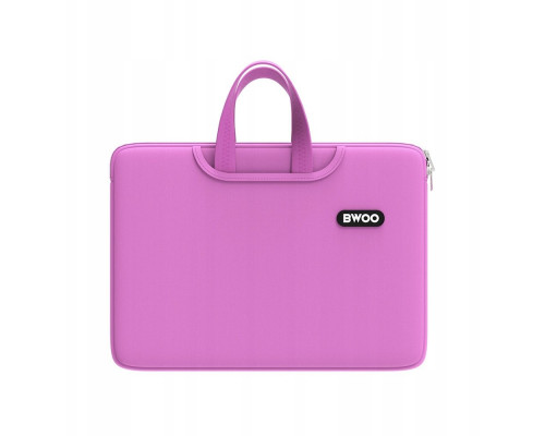 BWOO neoprenowa torba na laptopaz uchwytem 15" pink