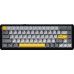 gamingowa bezprzewodowa mechaniczna AK680 MAX (8+8K) Magnetic Switch-Black-Gray-Yellow Keycaps-RGB -Aluminum Positioning Plate-3 Model Version